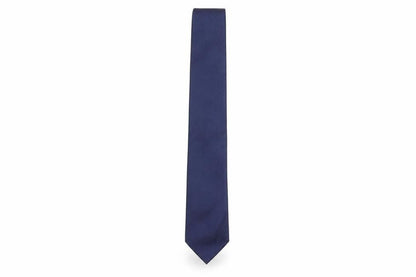 Mens Austin Reed Blue Striped 100% Silk Slim Tie