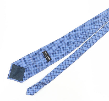Pierre Cardin Men's Blue Geometric Silk Tie