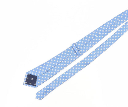Hammond & Co Men's Blue Polka Dot Silk Tie One Size
