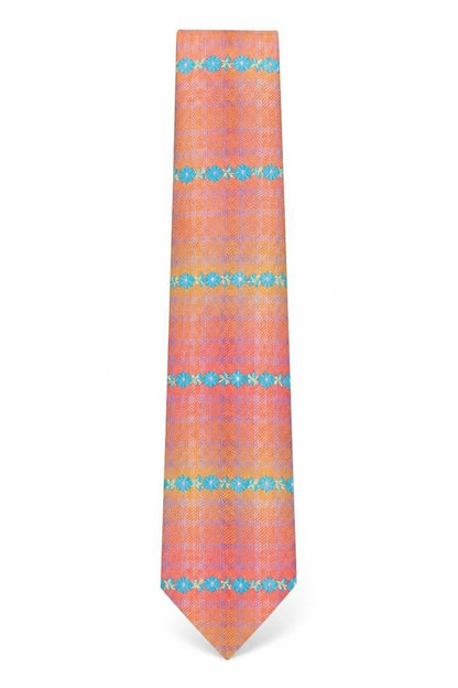 Mens Daniel Hechter Multicoloured Floral 100% Silk  Tie