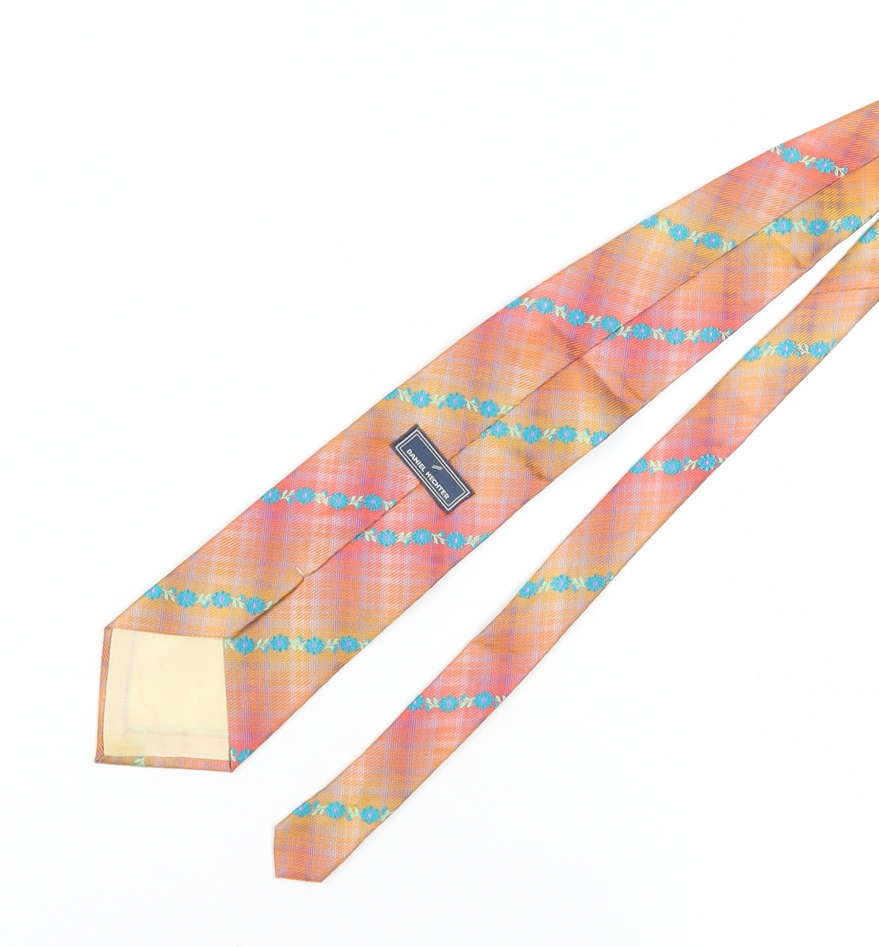 Mens Daniel Hechter Multicoloured Floral 100% Silk  Tie