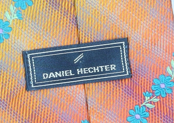 Mens Daniel Hechter Multicoloured Floral 100% Silk  Tie