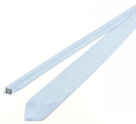 Havana Men's Blue Geometric Silk Tie, One Size