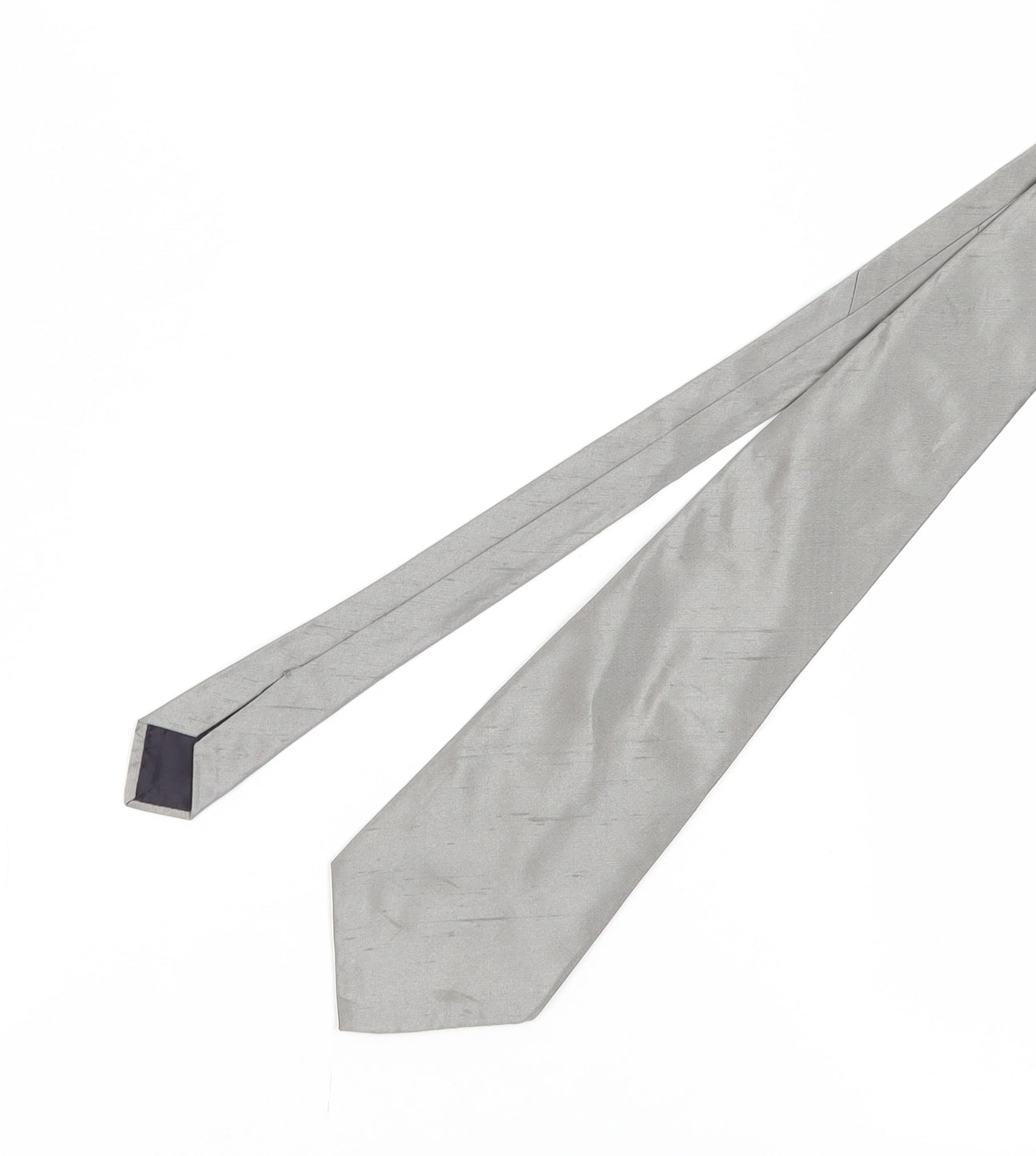 Michelsons of London Grey Silk Men's Tie