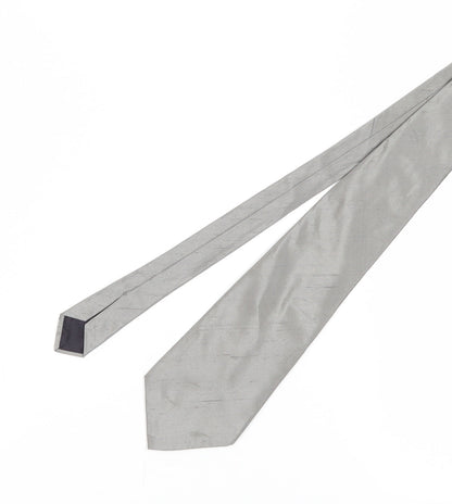 Michelsons of London Grey Silk Men's Tie
