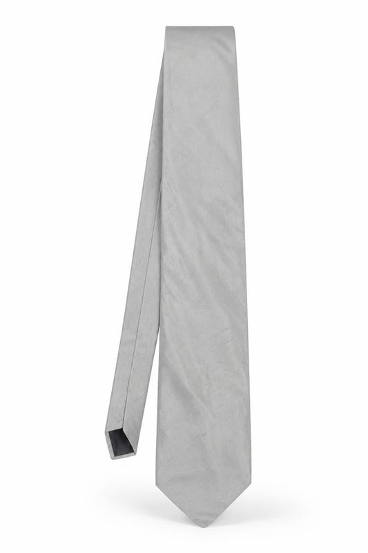 Mens Michelsons of London Grey  100% Silk  Tie