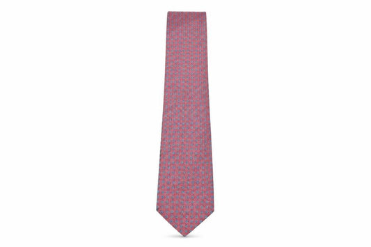 Hackett Men's Multicoloured Geometric Silk Tie