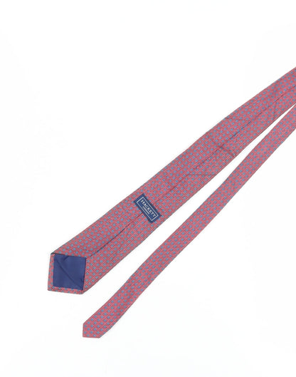 Hackett Men's Multicoloured Geometric Silk Tie