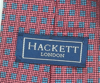 Hackett Men's Multicoloured Geometric Silk Tie