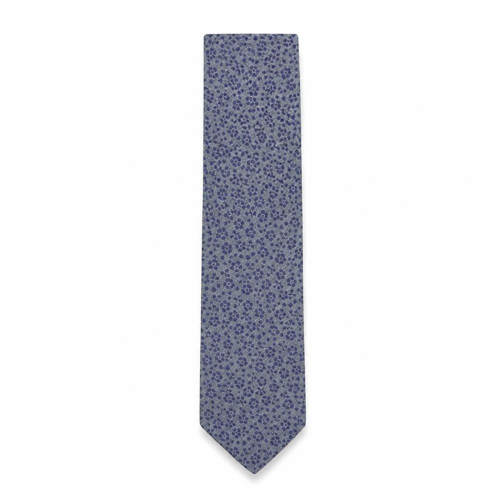 Mens Massimo Dutti Blue Floral 100  Tie