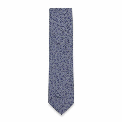 Mens Massimo Dutti Blue Floral 100  Tie