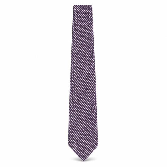 Frangi TieRack Men's Purple Geometric Tie