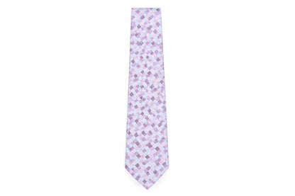 Marks and Spencer Men's Multicoloured Geometric Silk Tie
