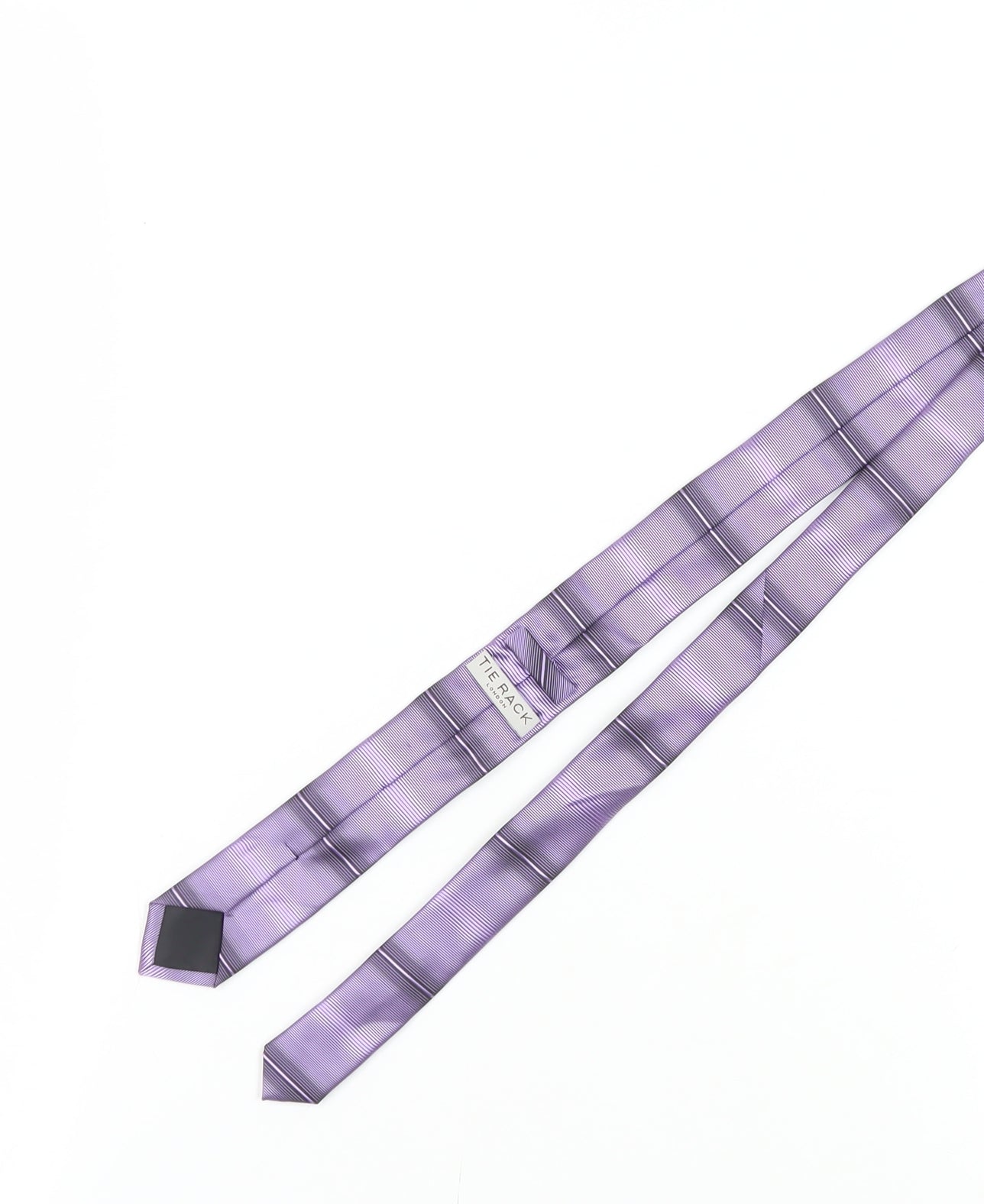 Tie Rack Men's Purple Striped Pointed Tie