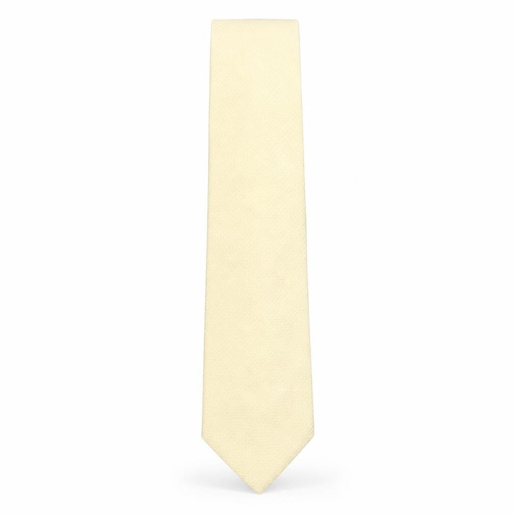 Mens Fox & Chave Beige  100% Silk  Tie