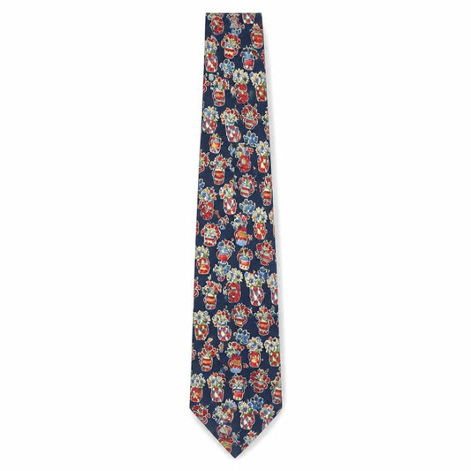 Mens Daniel Hechter Multicoloured Floral 100% Silk Designer Tie