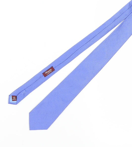 TM Lewin Blue Silk Handmade Men's Tie
