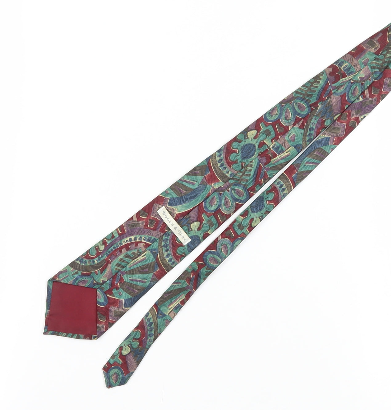 Woods & Gray Men's Multicoloured Geometric Tie