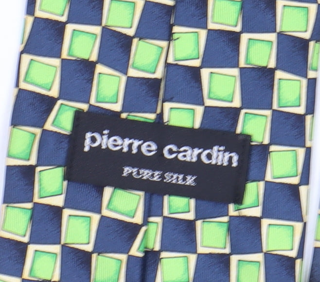 Pierre Cardin Men's Multicoloured Geometric Silk Tie