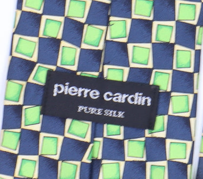 Pierre Cardin Men's Multicoloured Geometric Silk Tie