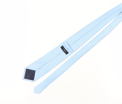 Thomas Nash Men's Blue Geometric Polyester Tie