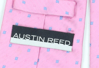Austin Reed Pink Silk Polka Dot Tie Men’s One Size