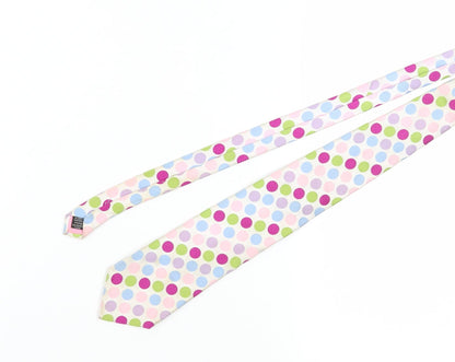 Thomas Nash Men's Multicoloured Silk Polka Dot Tie