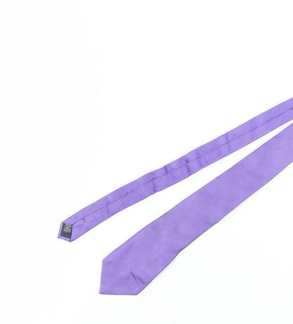 Mens Dehavilland Purple  100% Silk  Tie
