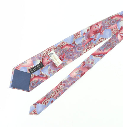 London Fog Men's Multicoloured Silk Floral Tie
