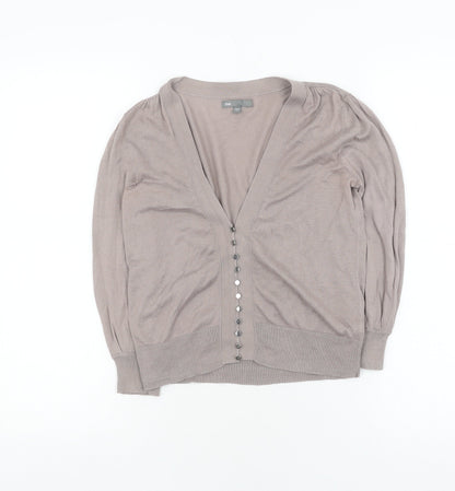 Gap Women's Grey XS Cardigan V-Neck Cotton Knit