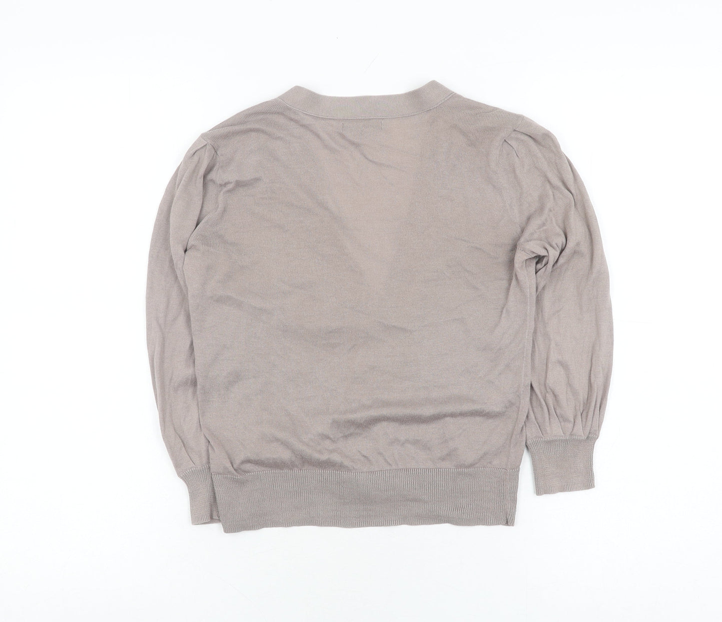 Gap Women's Grey XS Cardigan V-Neck Cotton Knit