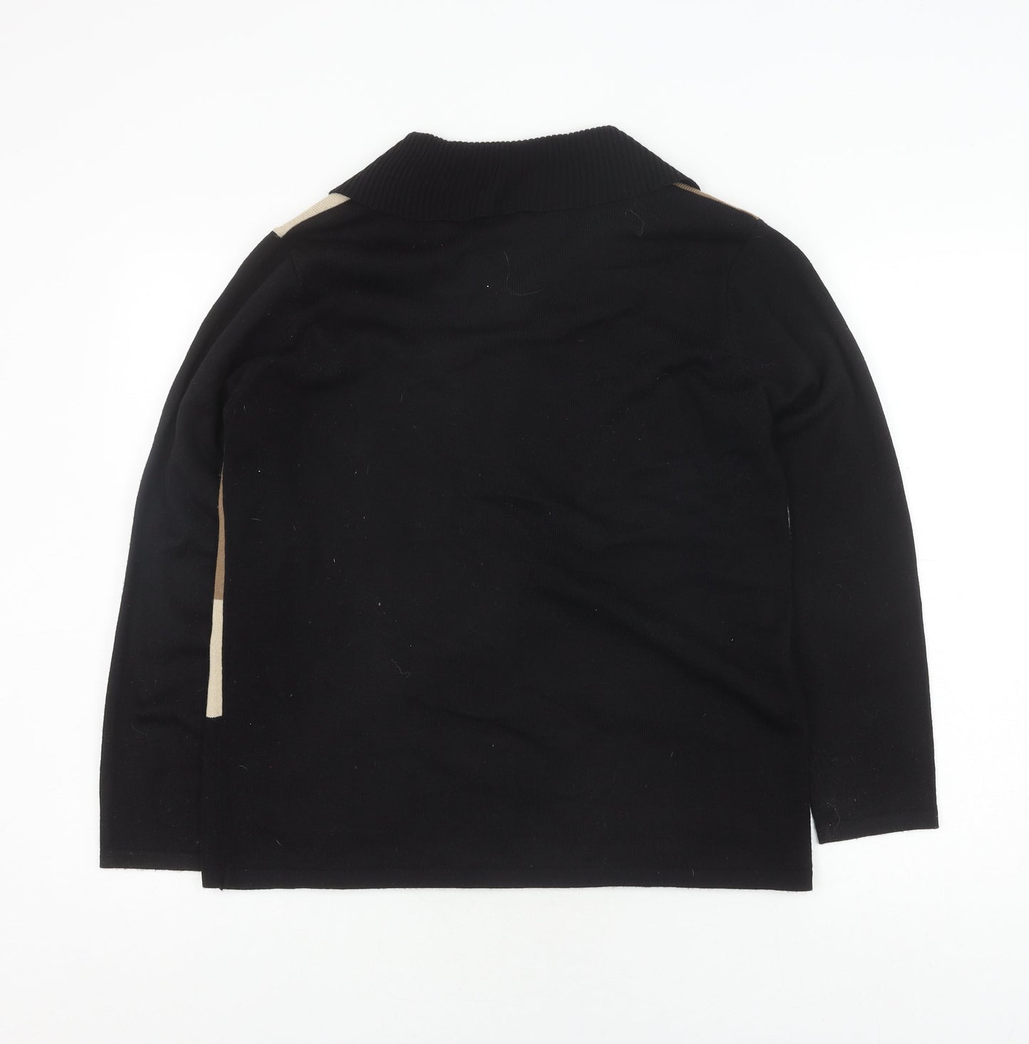 Womens UK Size XL CMD Black Cardigan Jumper