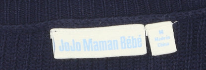 Womens UK Size M JoJo Maman Bébé Blue  Jumper