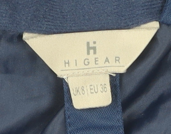 Womens UK Size 8 Hi Gear Blue Parka Coat
