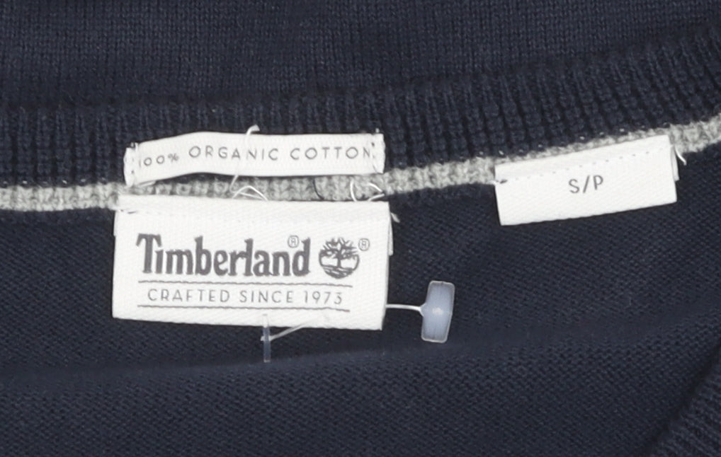 Timberland Men's Black Pullover Sweatshirt V-Neck S