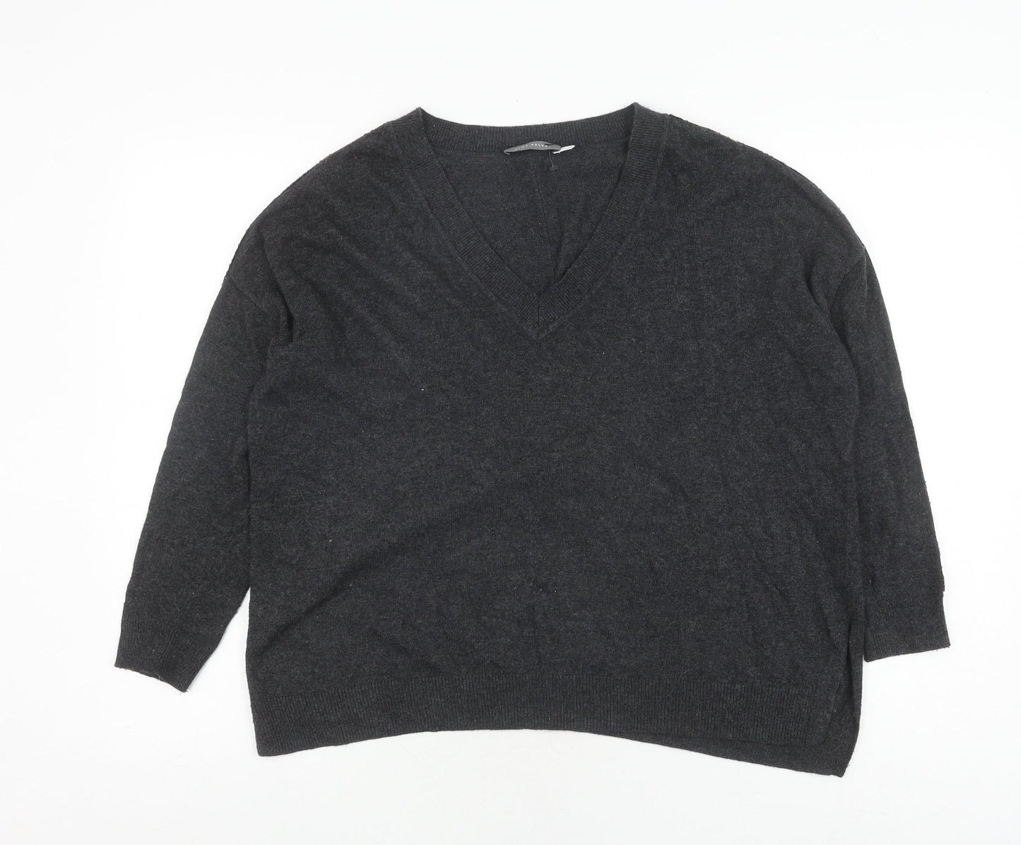 Womens UK Size S Mint Velvet Grey Pullover Jumper