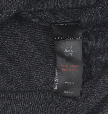 Womens UK Size S Mint Velvet Grey Pullover Jumper