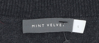 Womens UK Size S Mint Velvet Grey Pullover Jumper