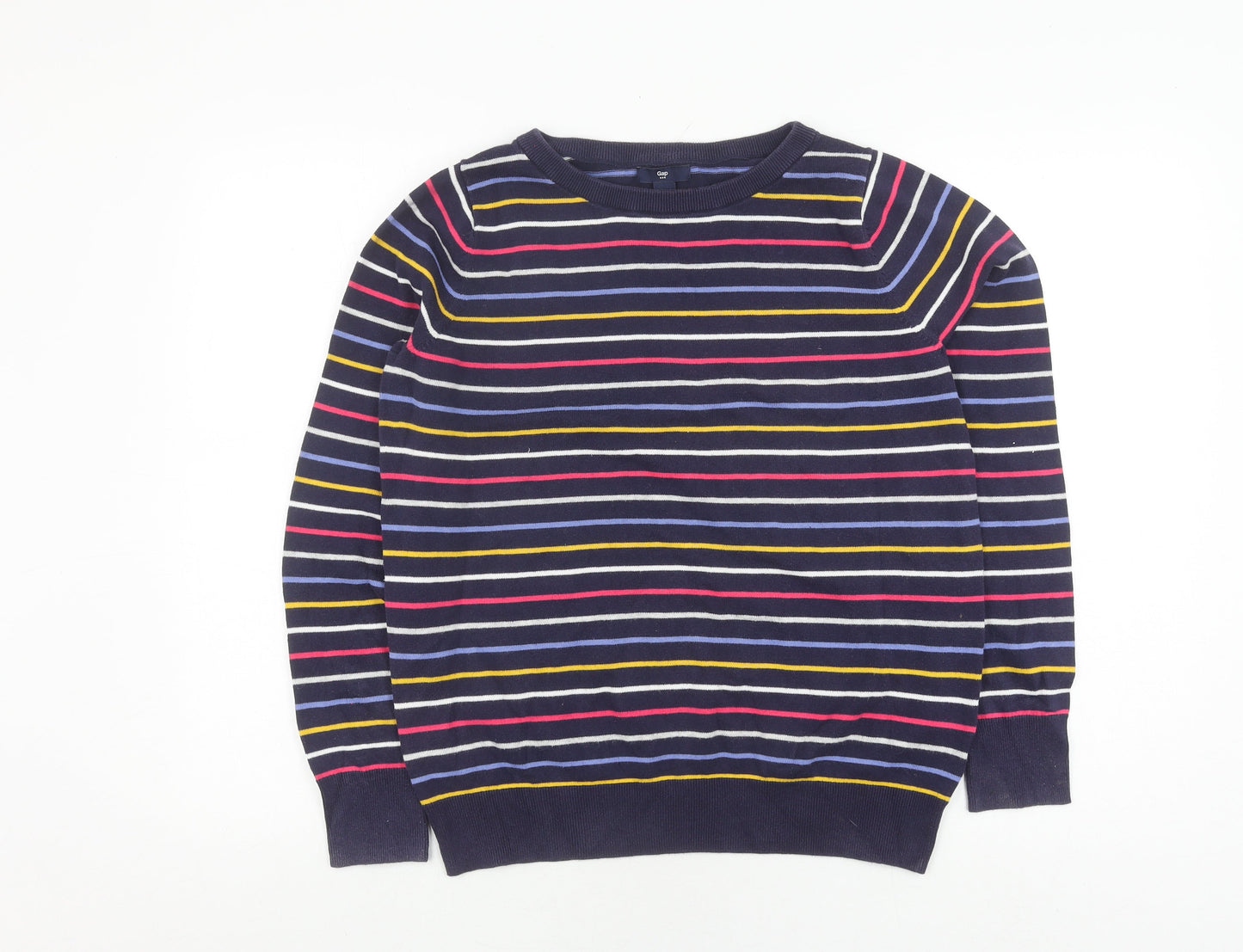 Gap Women's L Striped Multicoloured Pullover Jumper