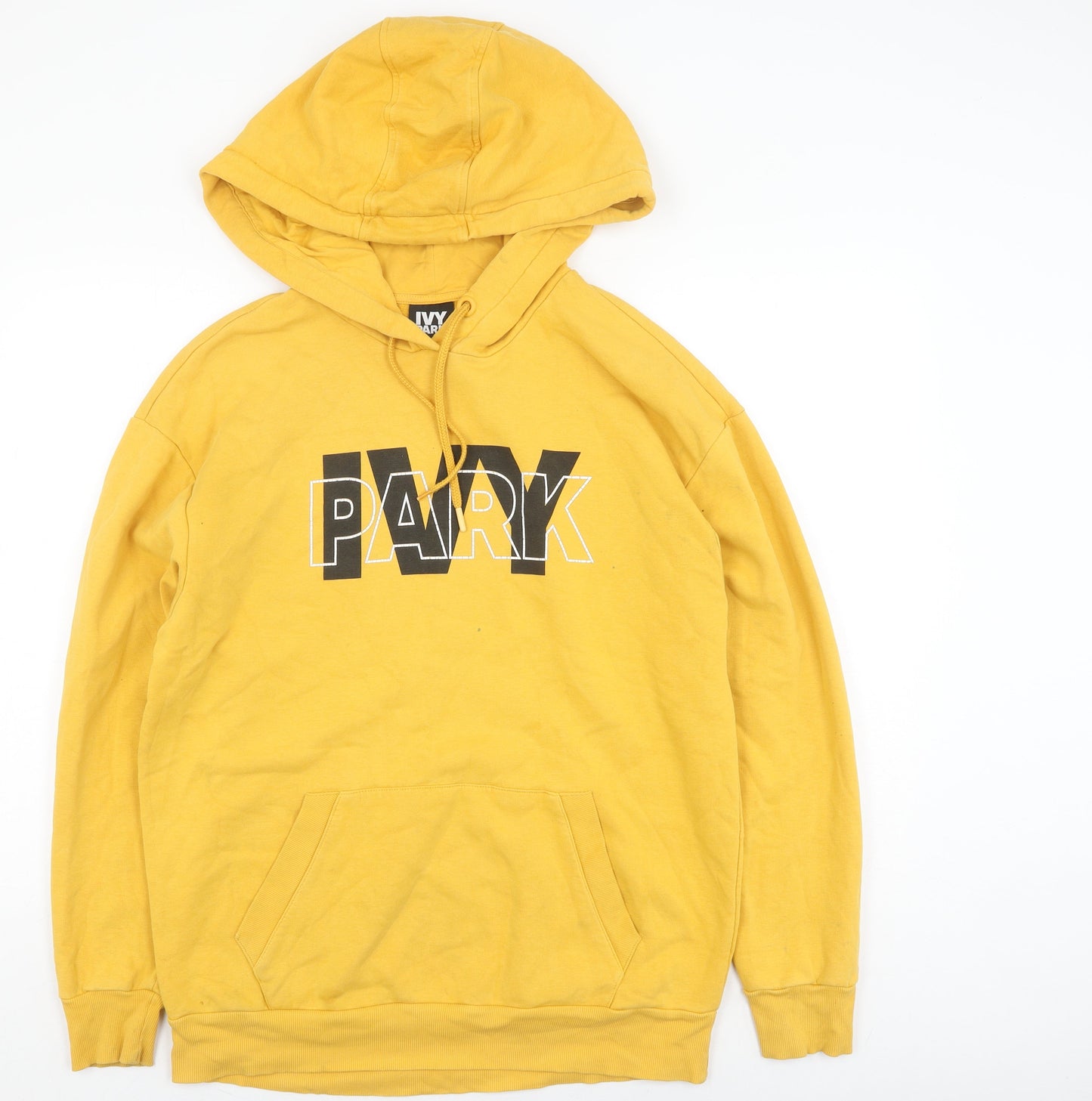 Unisex Adults UK Size S IVY PARK Yellow Pullover Hoodie