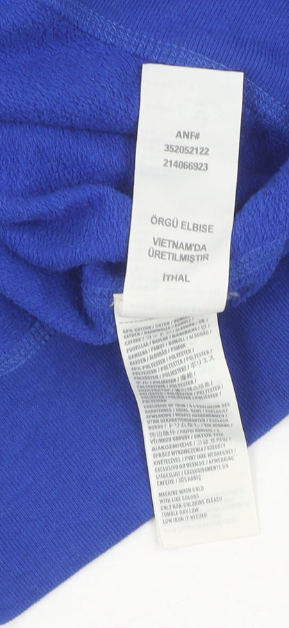 Hollister Women's Blue Pullover Hoodie Size L