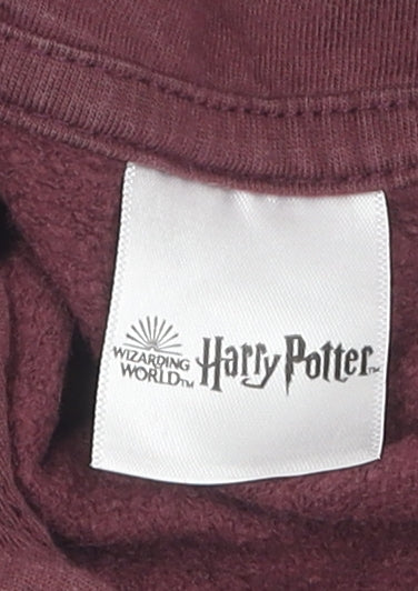 George Boys Harry Potter Red Hoodie 10-11 Years Hooded Pullover