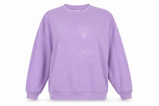 Front view of Adidas Women's Purple Pullover Sweatshirt -, size S