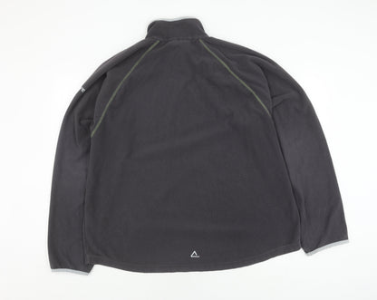 Mens UK Size 2XL Dare 2B Black 1/4 Zip Sweatshirt