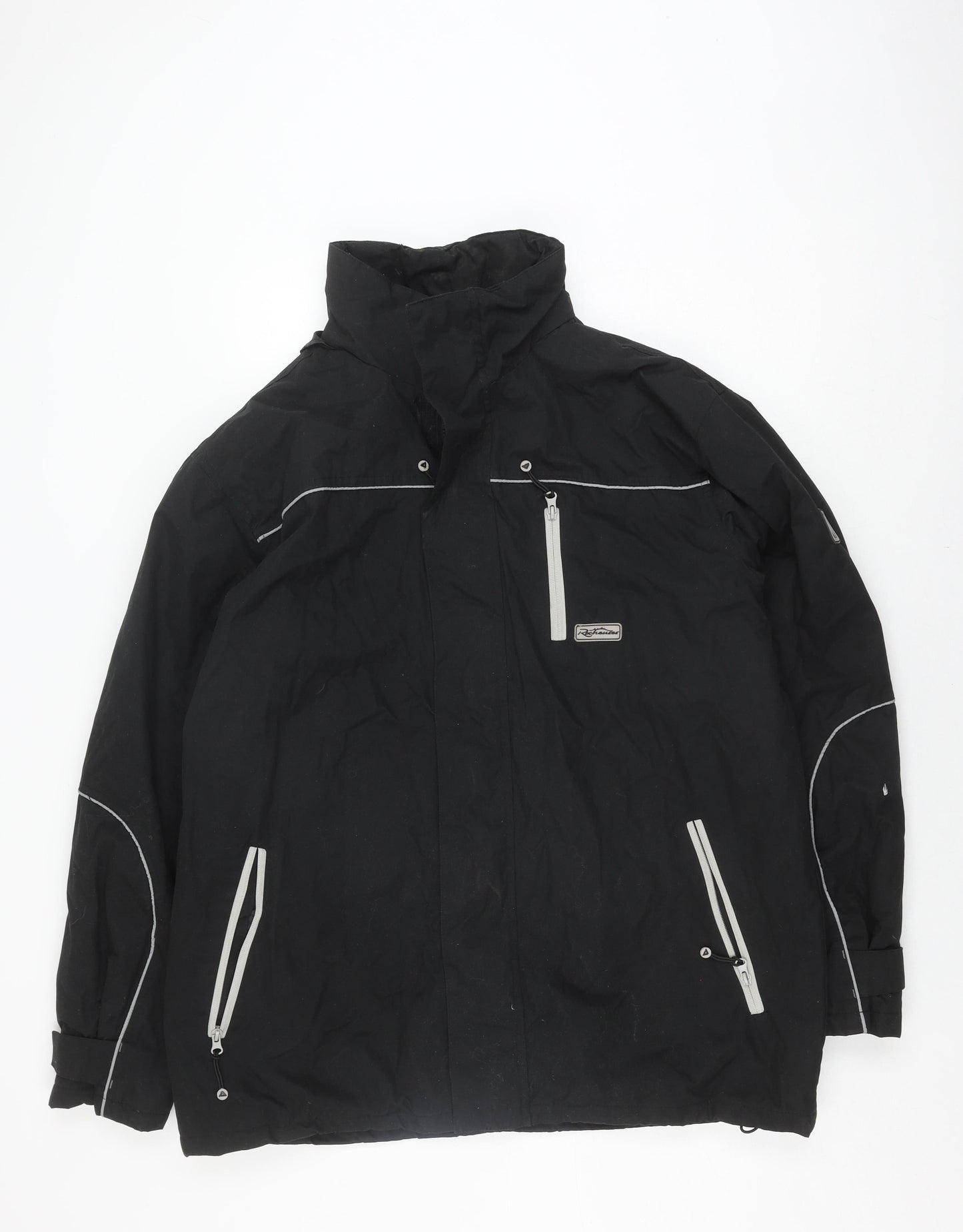 Atlas for Men Black XL Men's Jacket, Zip Closure, Regular Fit