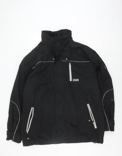 Atlas for Men Black XL Men's Jacket, Zip Closure, Regular Fit