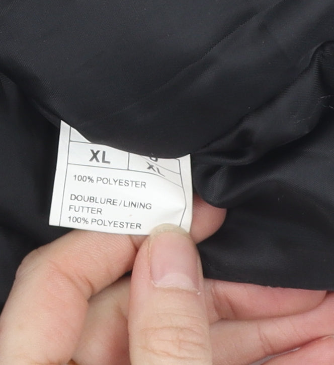 Atlas for Men Black XL Men's Jacket, Zip Closure, Regular Fit