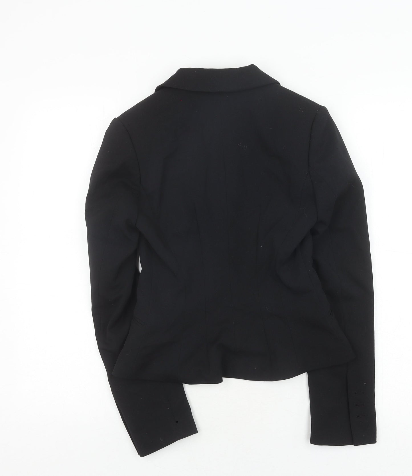 H&M Women's Black Blazer Size 6 Regular Fit