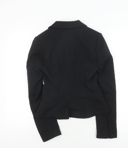 H&M Women's Black Blazer Size 6 Regular Fit