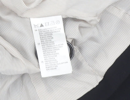 H&M Women's Black Blazer Size 6 Regular Fit